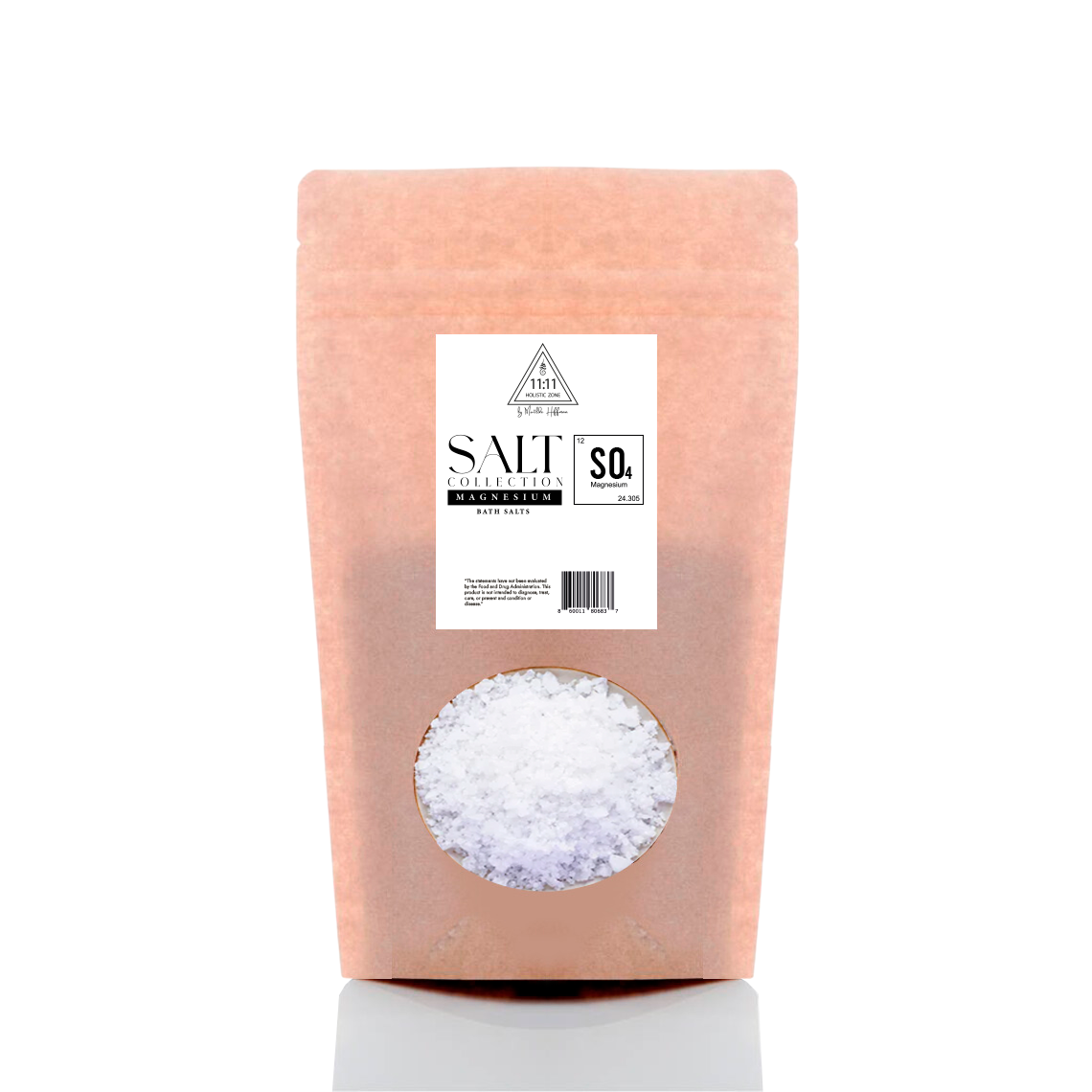 1111 Holistic Zone Pure Cristal Salt Epson Magnesium Bath for Muscle Recovery (Epsom Salt)