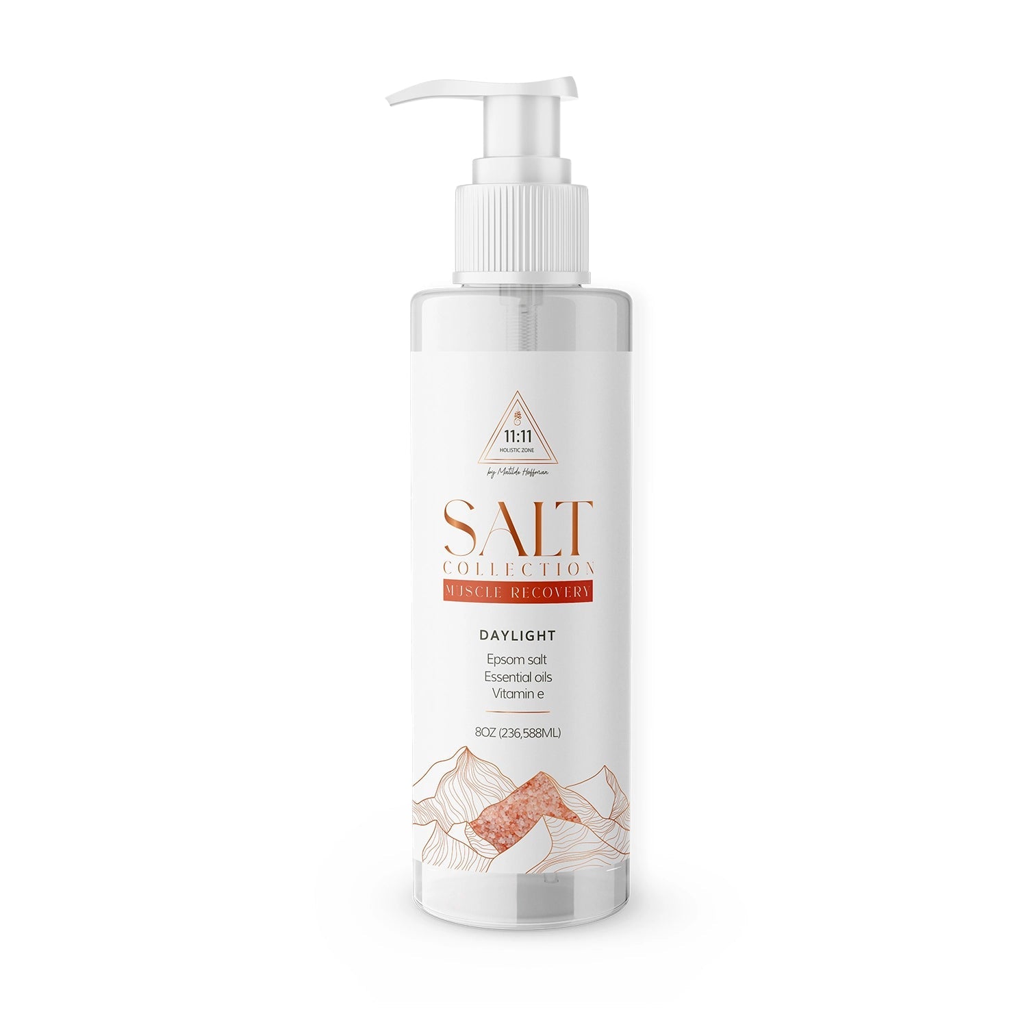 1111 Holistic Zone Body and hands Wash Liquid Soap Daylight Epson Magnesium Salt Muscle Recovery Vitamin E Eucalyptus & Mints Essential Oils