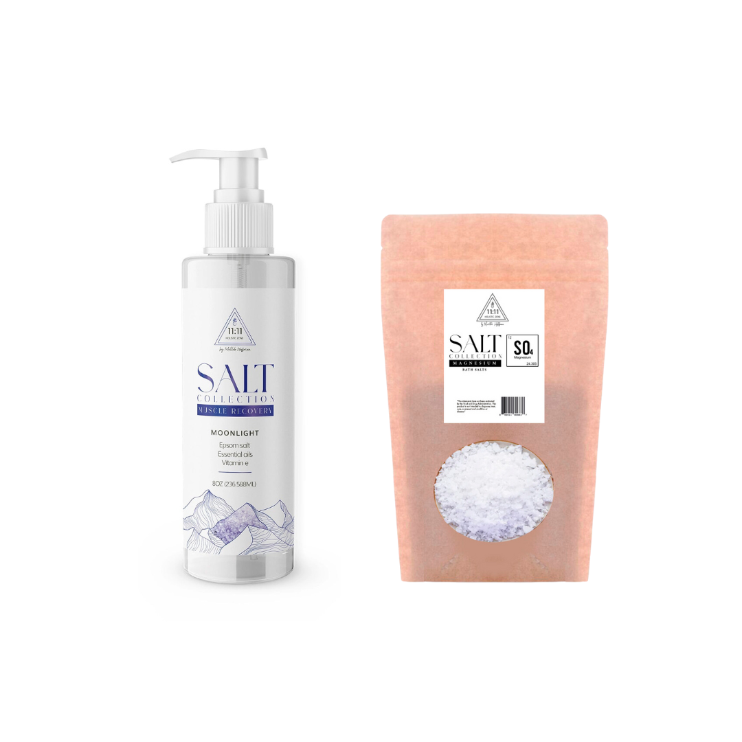 Moonlight Salt Kit: combo de moonlight salt collection (body wash) + Magnesium Bath (Epsom Salt)